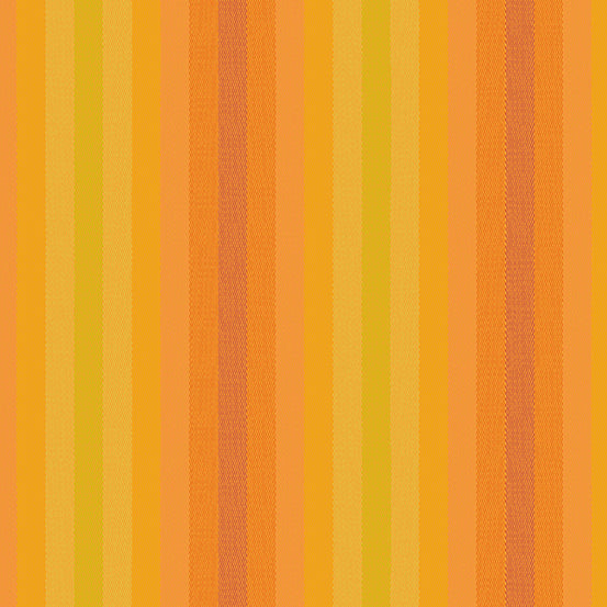 Alison Glass Kaleidoscope Stripes & Plaids, Marmalade, 1/2 Yard