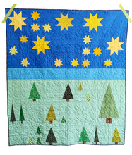 Load image into Gallery viewer, Starlit Night PAPER Quilt Pattern