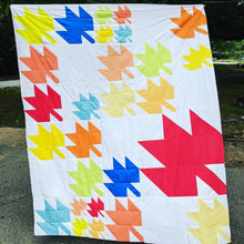 Load image into Gallery viewer, Changing Leaves PAPER Quilt Pattern
