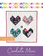 Load image into Gallery viewer, Cordate Mini PAPER Quilt Pattern
