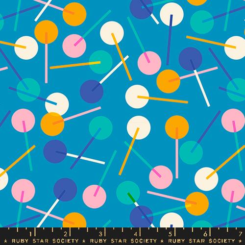 Eye Candy Cerulean, 1/2 Yard