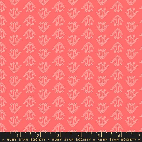 Endpaper Crocus Blenders Ditsy Flowers in Strawberry, 1/2 Yard