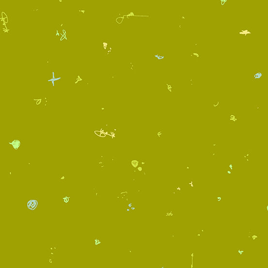 Motley Alien by Giucy Giuce, 1/2 yard