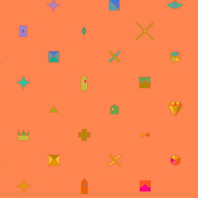 Sun Print 2021 by Alison Glass Trinket Fox, 1/2 Yard