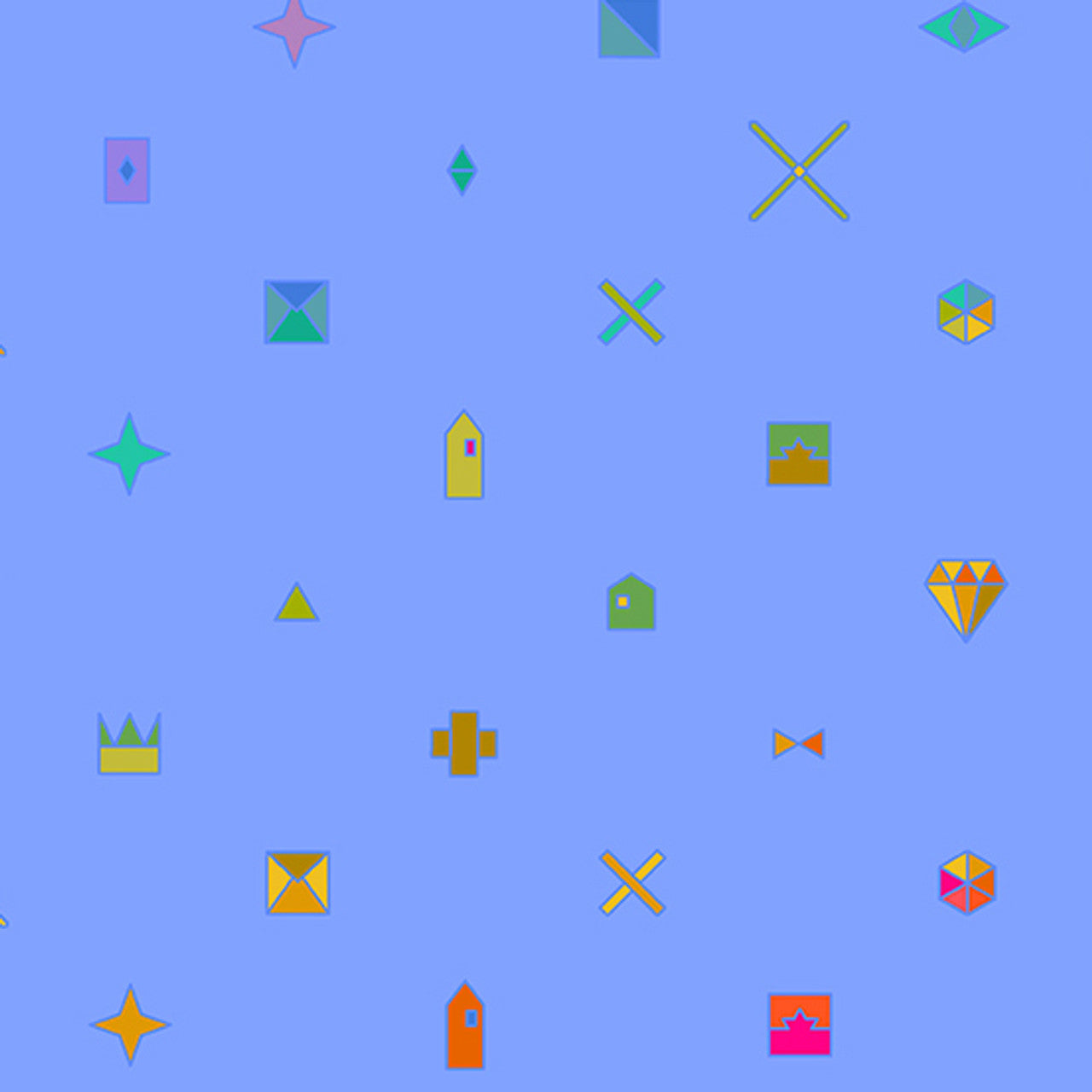 Sun Print 2021 by Alison Glass Trinket Royal, 1/2 Yard