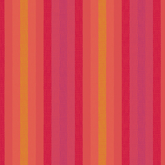 Kaleidoscope Stripes & Plaids, Sunrise Stripes, 1/2 Yard
