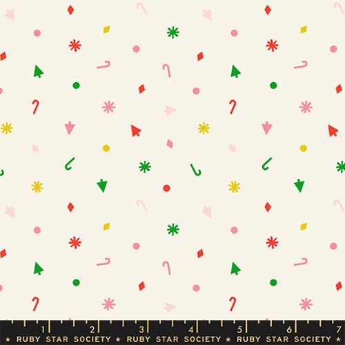 Merry Happy Multi, 1/2 Yard