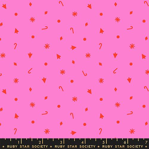 Merry Happy Lipstick, 1/2 Yard