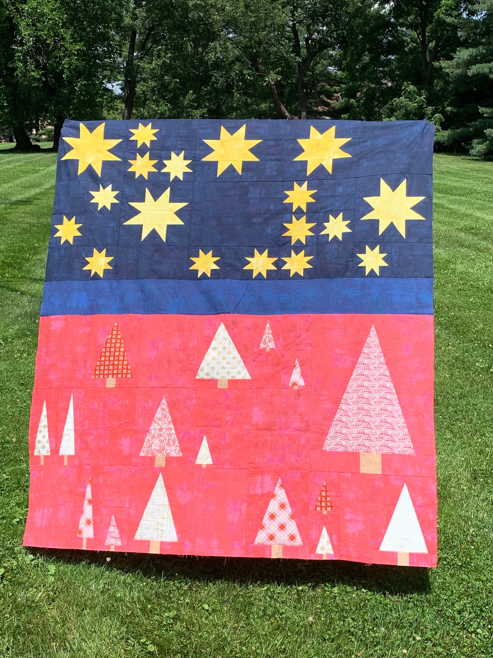 Starlit Night PAPER Quilt Pattern