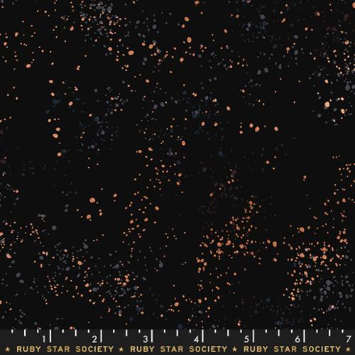Speckled Metallic Black, Ruby Star Society, 1/2 Yard