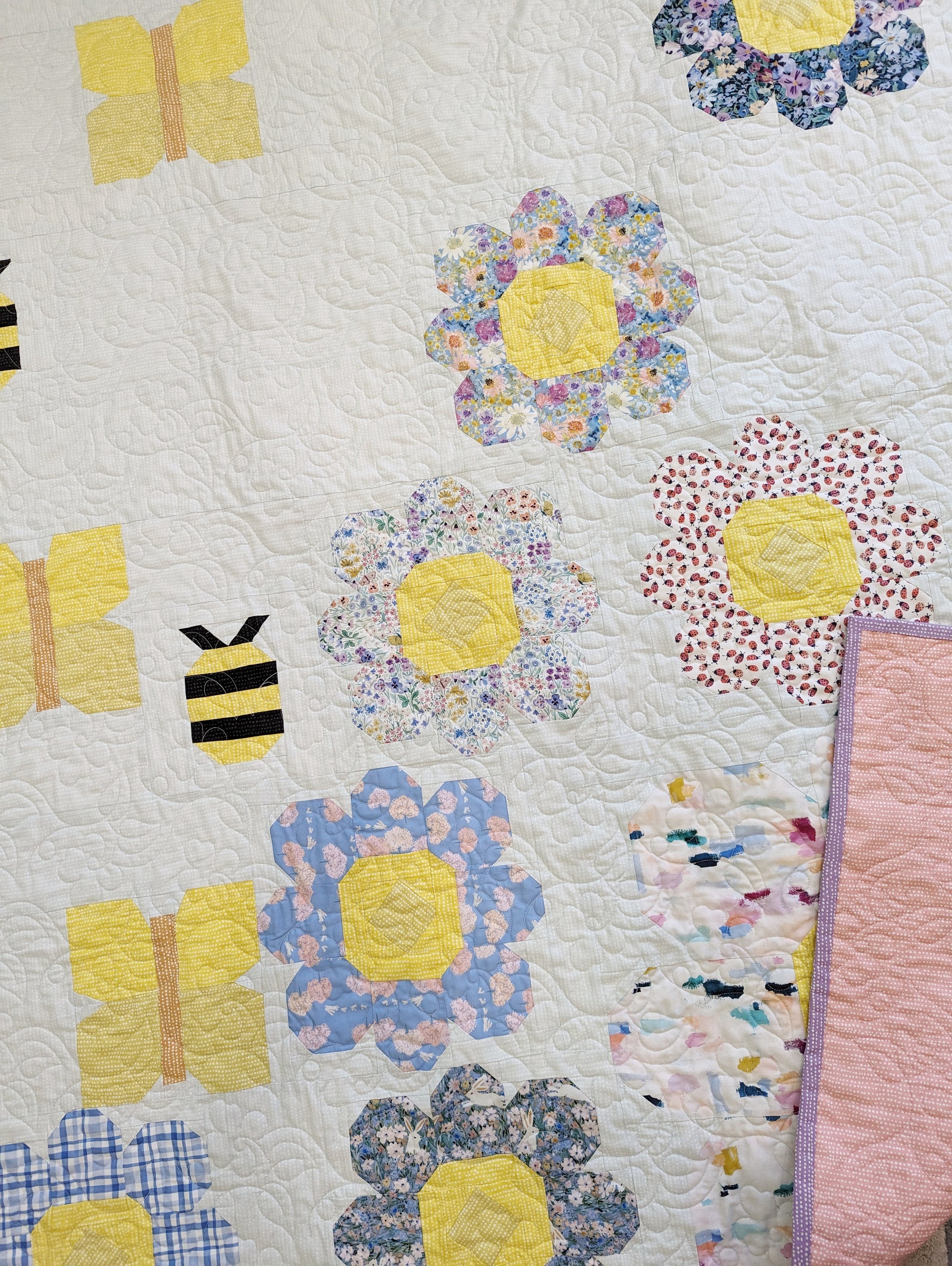 SAMPLE SALE - Butterfly Blooms Quilt