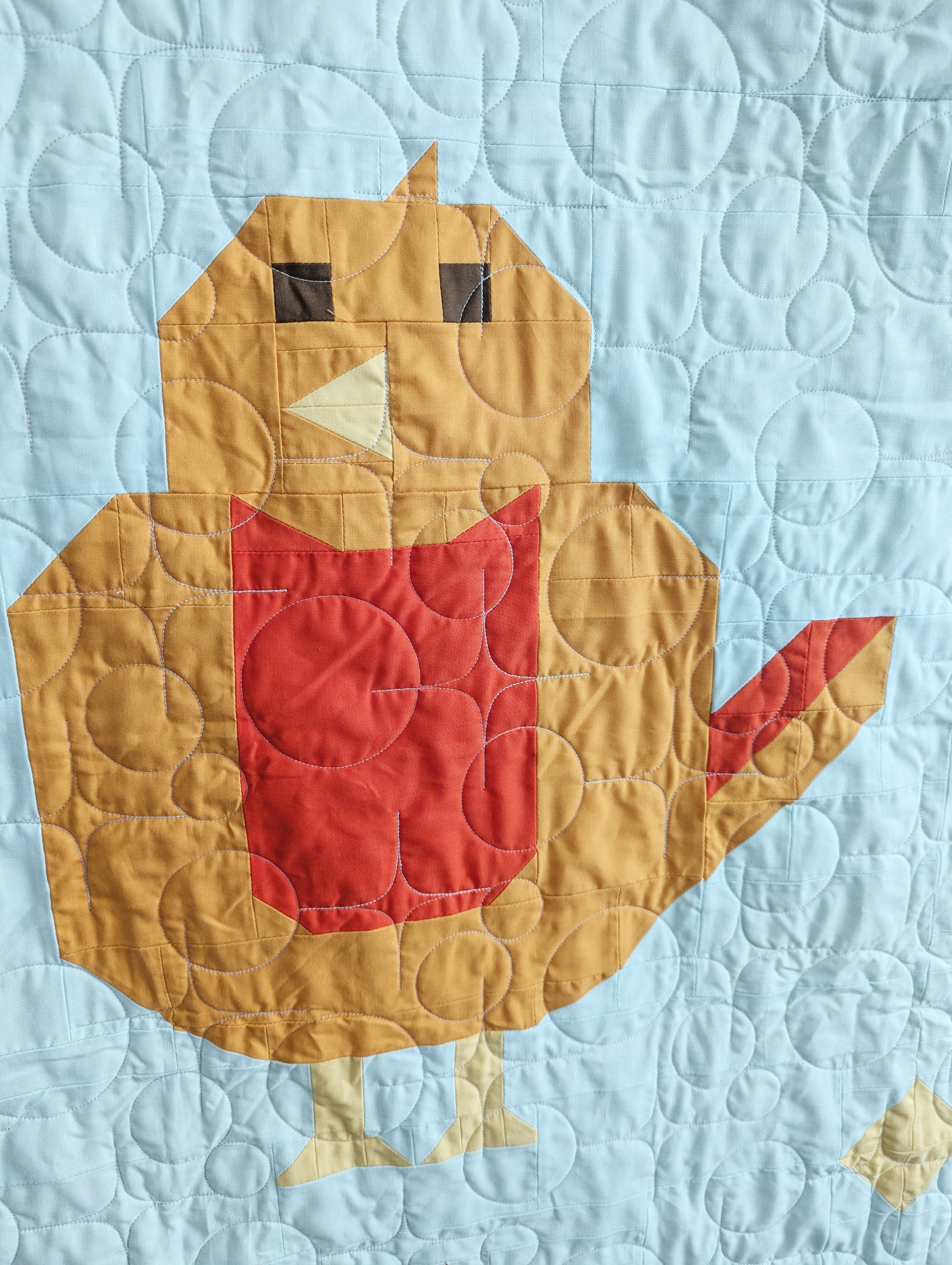 SAMPLE SALE - Rockin' Robins Quilt + Pillow Cover