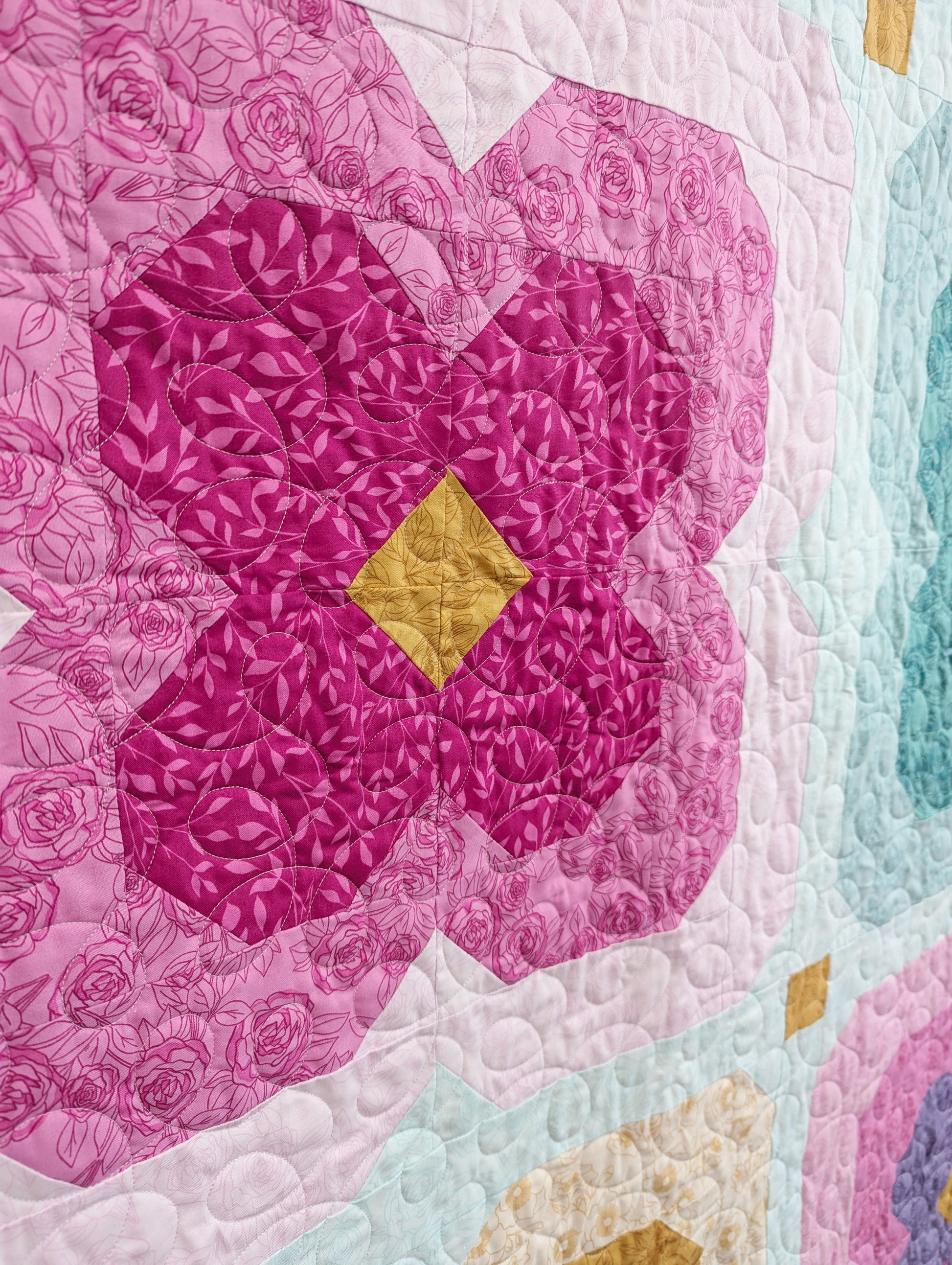 Rosy Posy PDF Quilt Pattern - Automatic Download