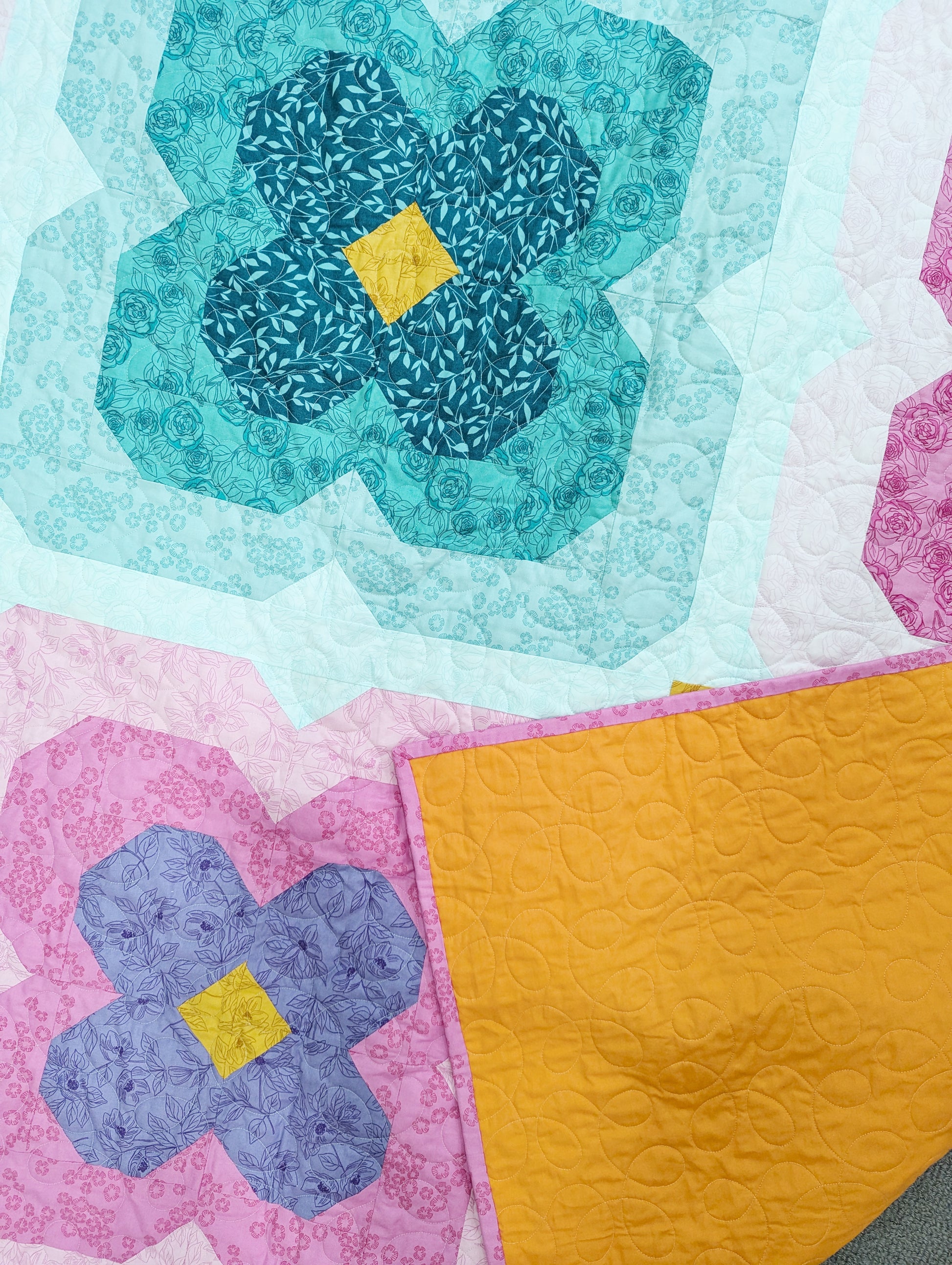Rosy Posy PDF Quilt Pattern - Automatic Download