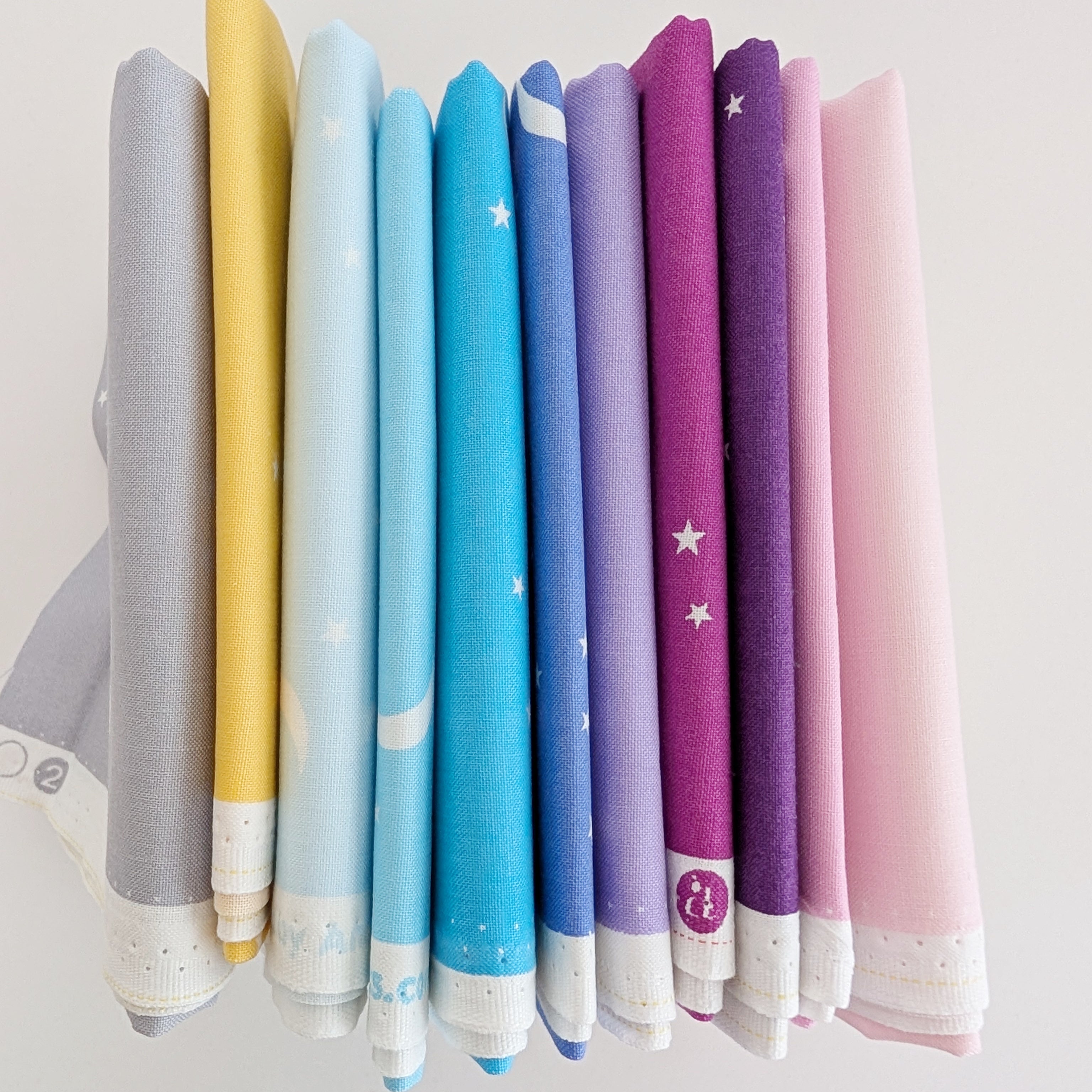 Moon and Stars Bundle of 11 Fat Quarters