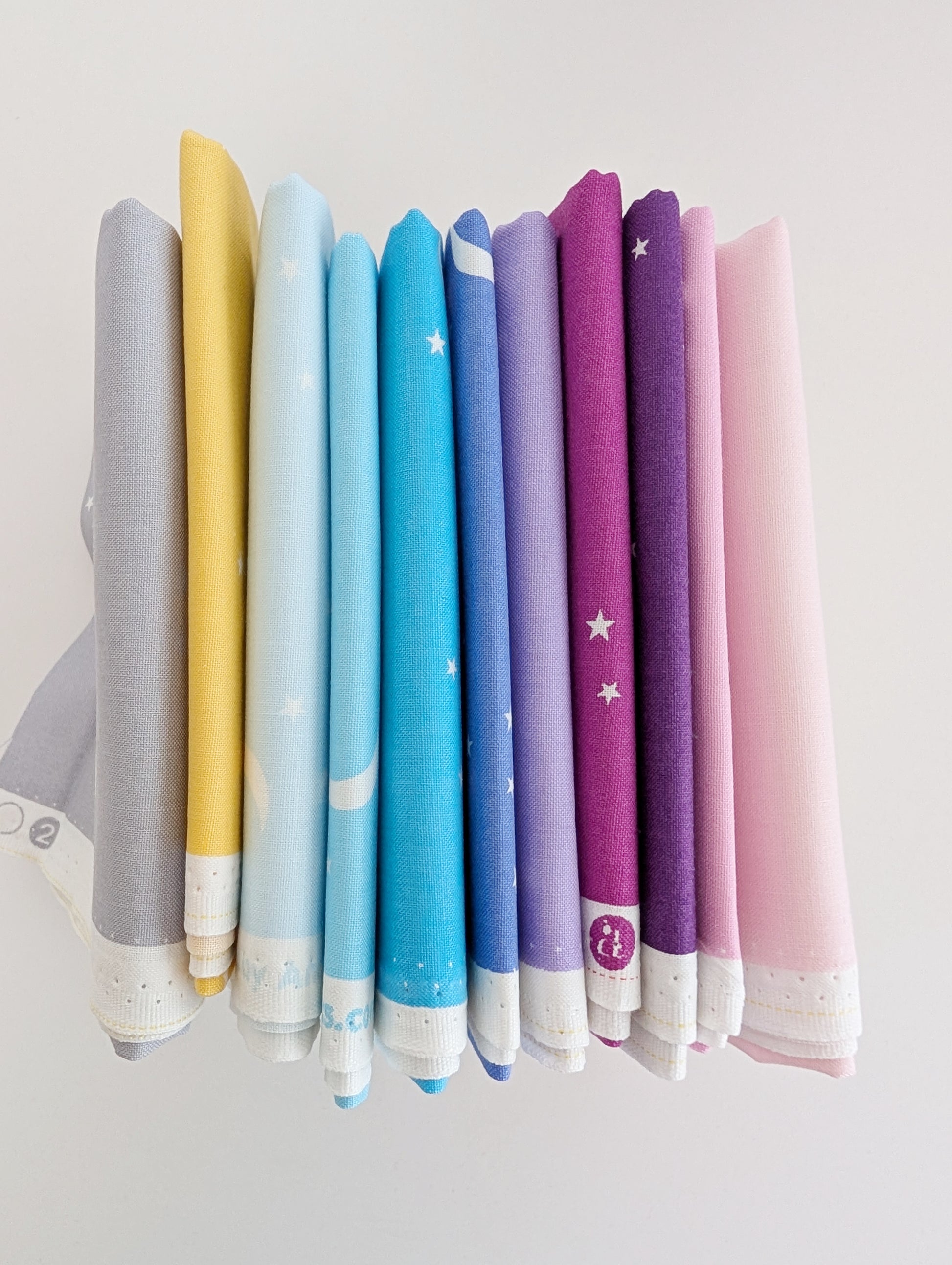 Moon and Stars Bundle of 11 Fat Quarters