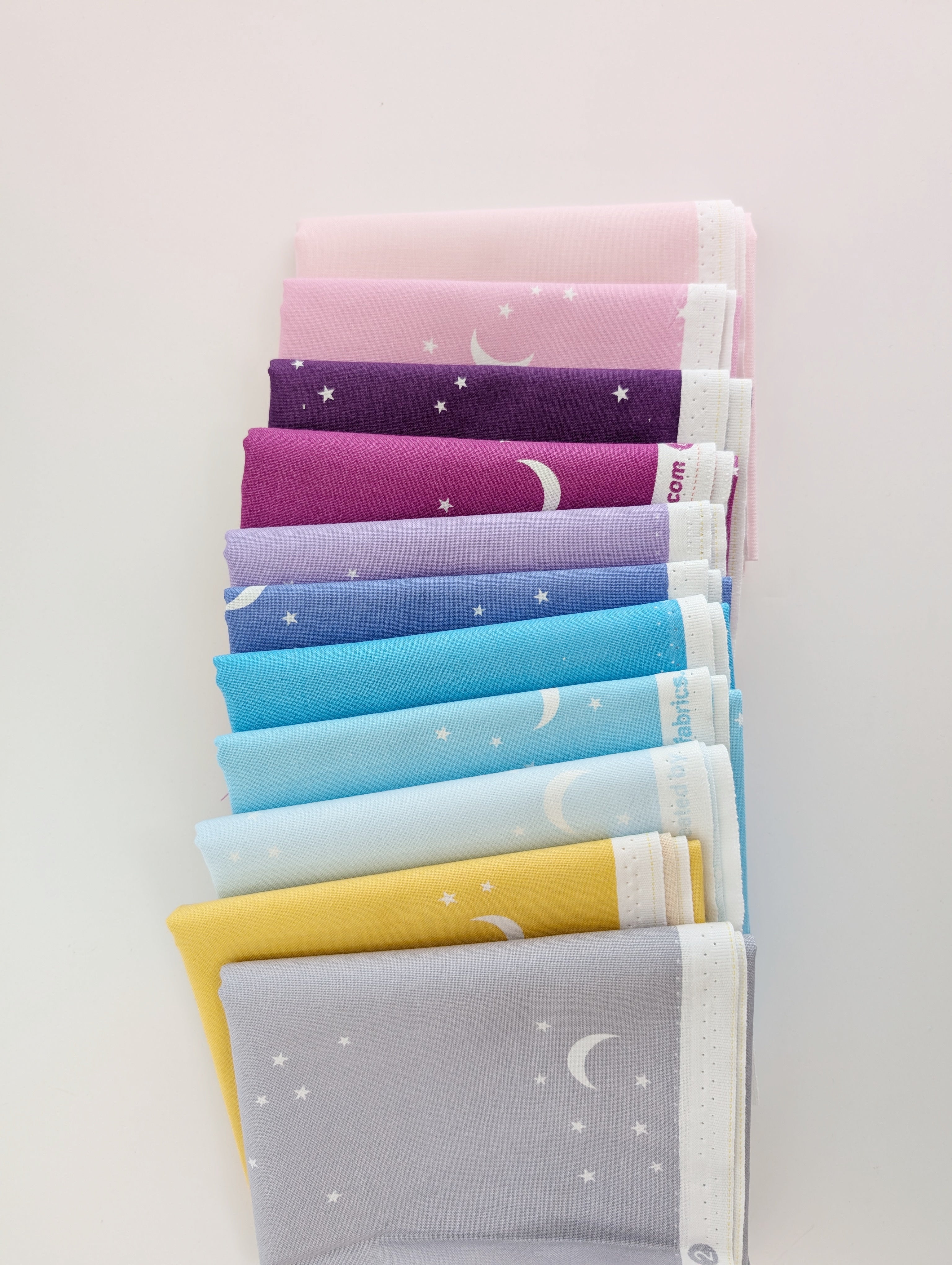 Moon and Stars Bundle of 11 Fat Quarters