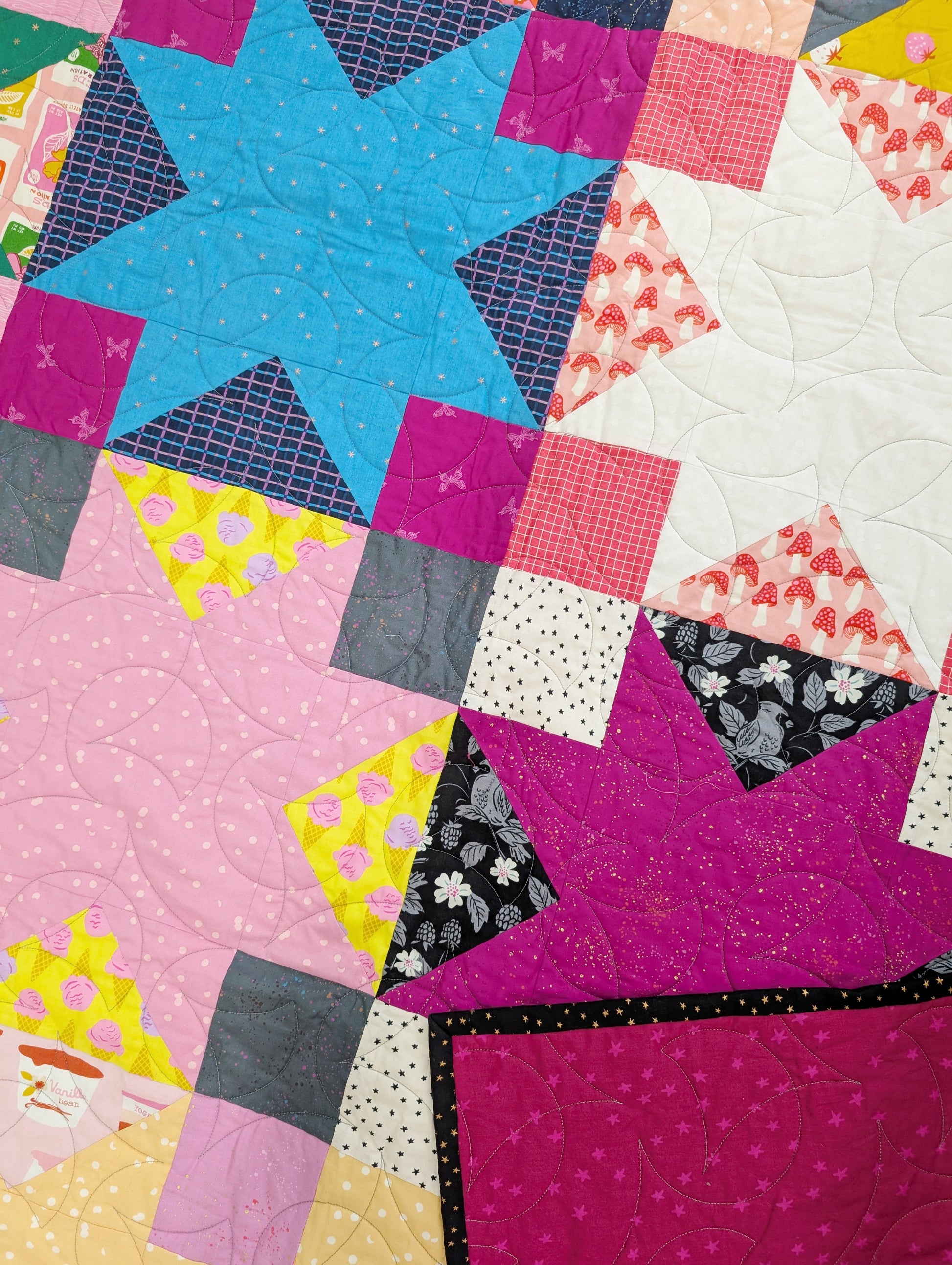 Starburst Pop PDF Quilt Pattern - Automatic Download