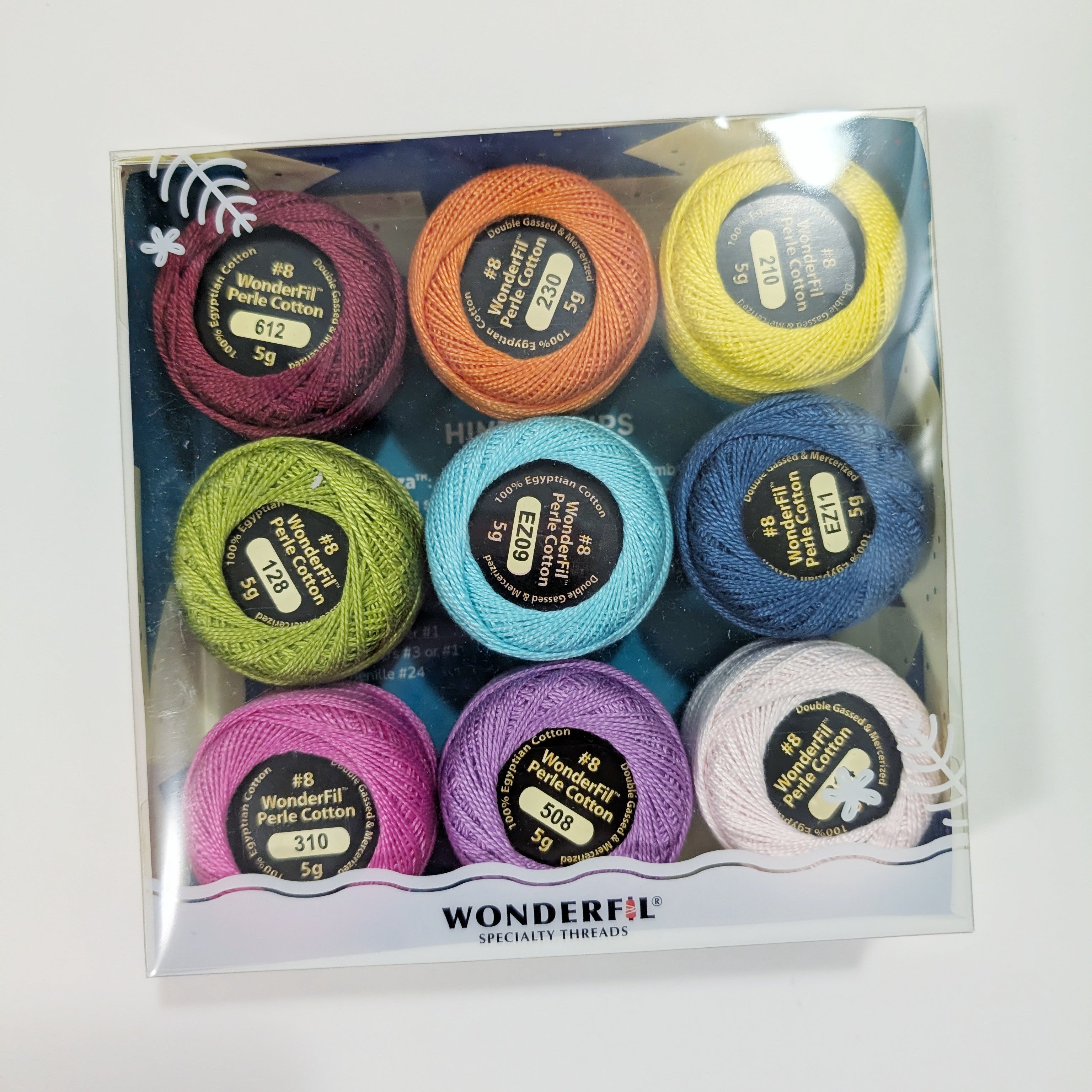 Rainbow Eleganza Perle Cotton #8 Curated Thread Box