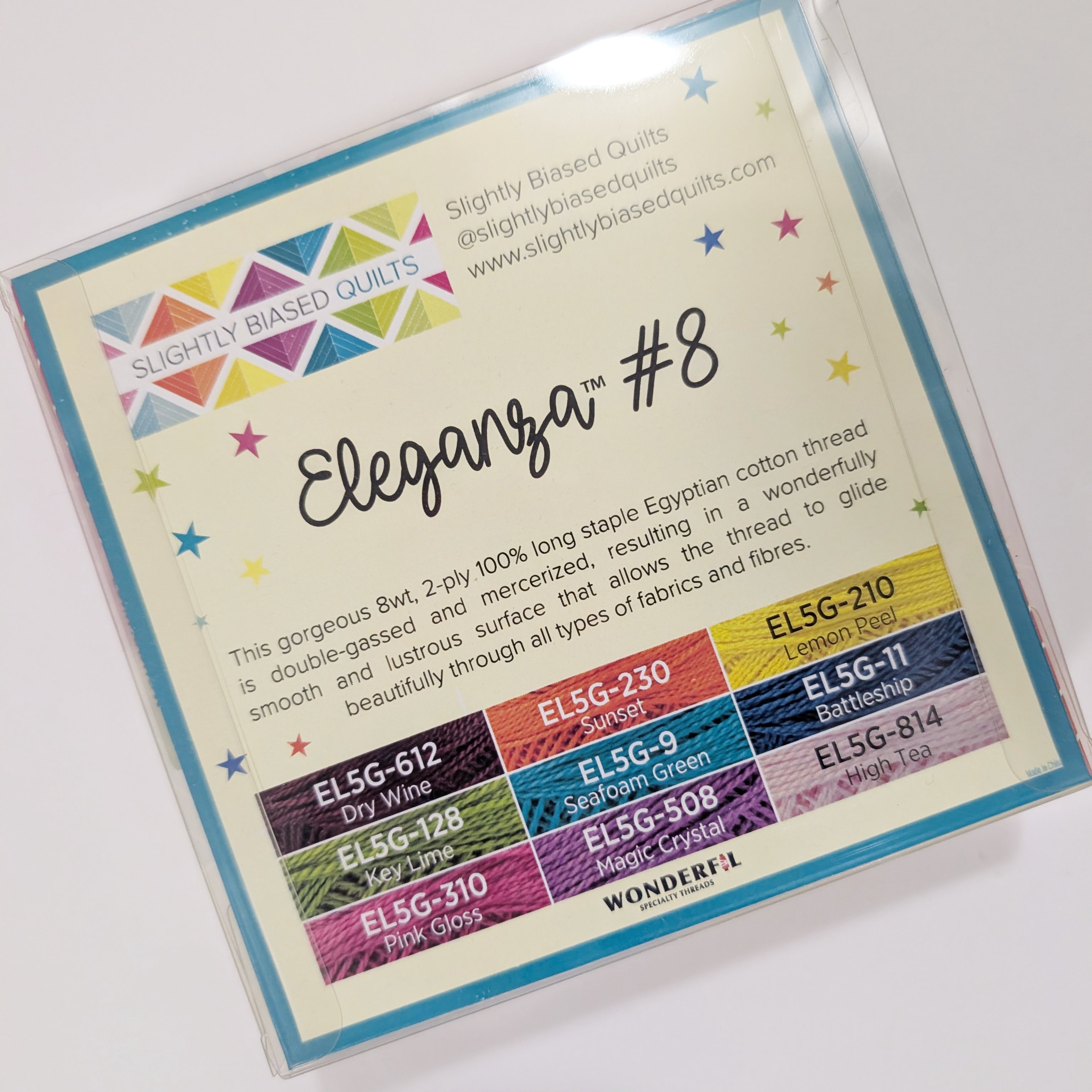 Rainbow Eleganza Perle Cotton #8 Curated Thread Box