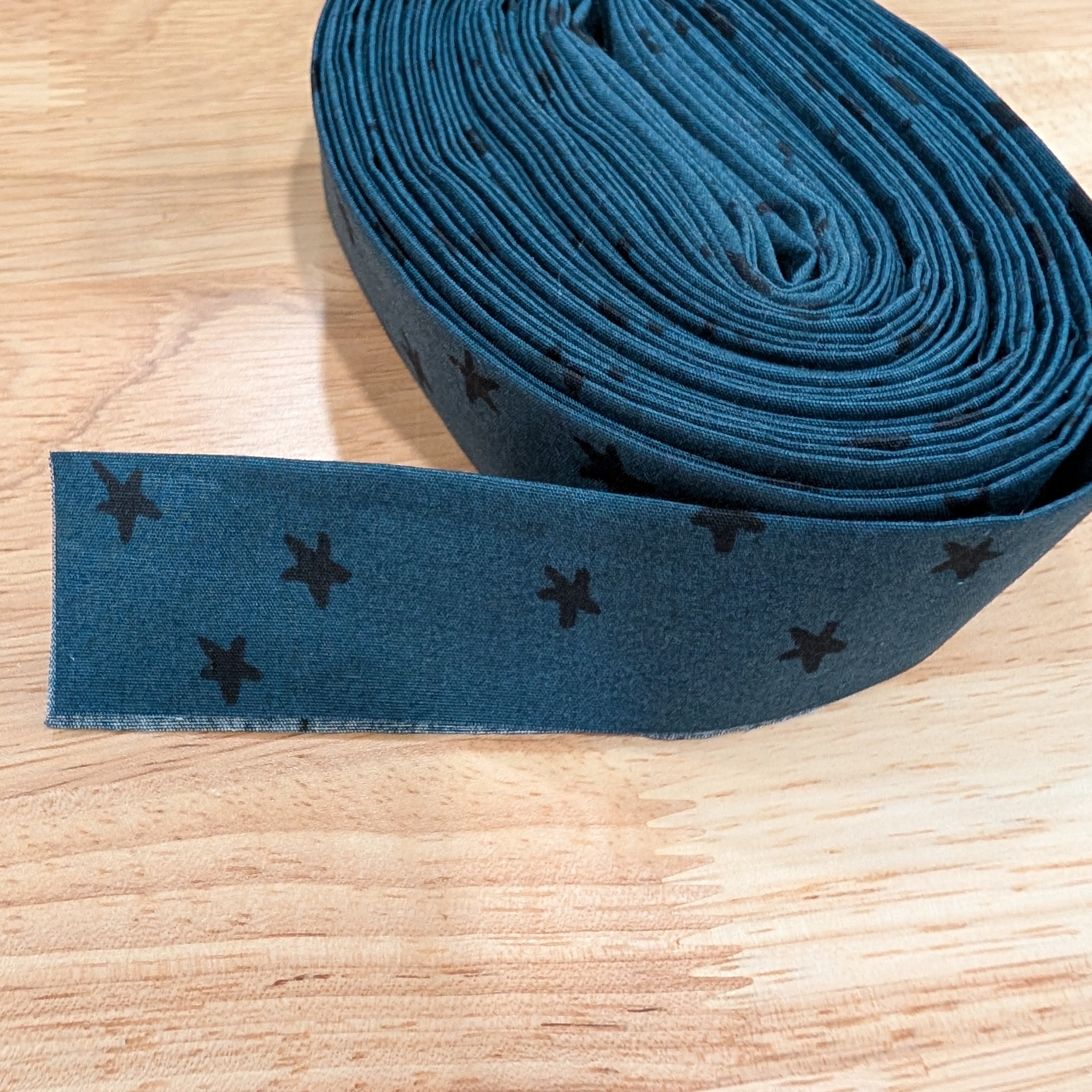 Quilt Binding - Smoke Starry - 336 inches