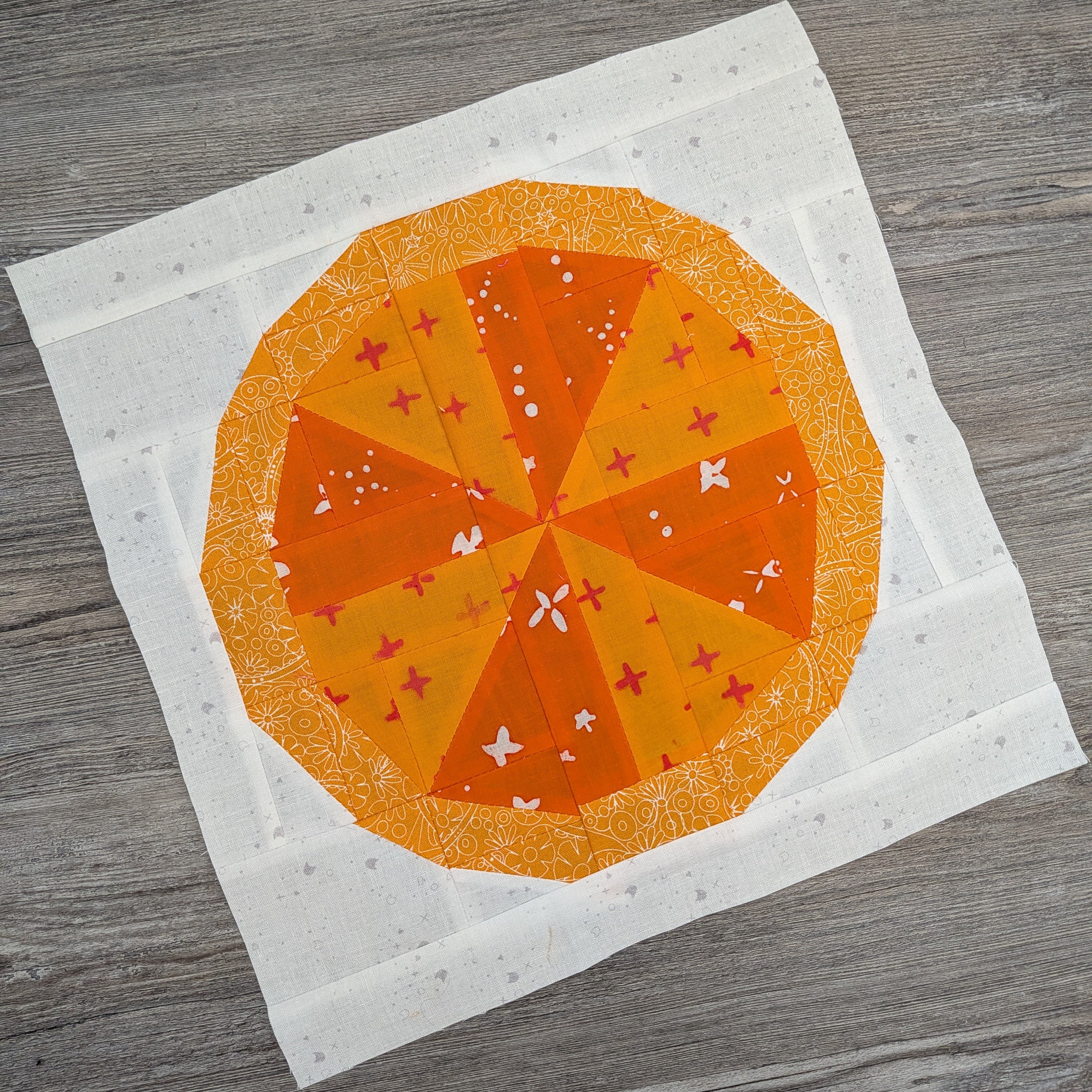 Citrus Block PDF Quilt Pattern - Automatic Download