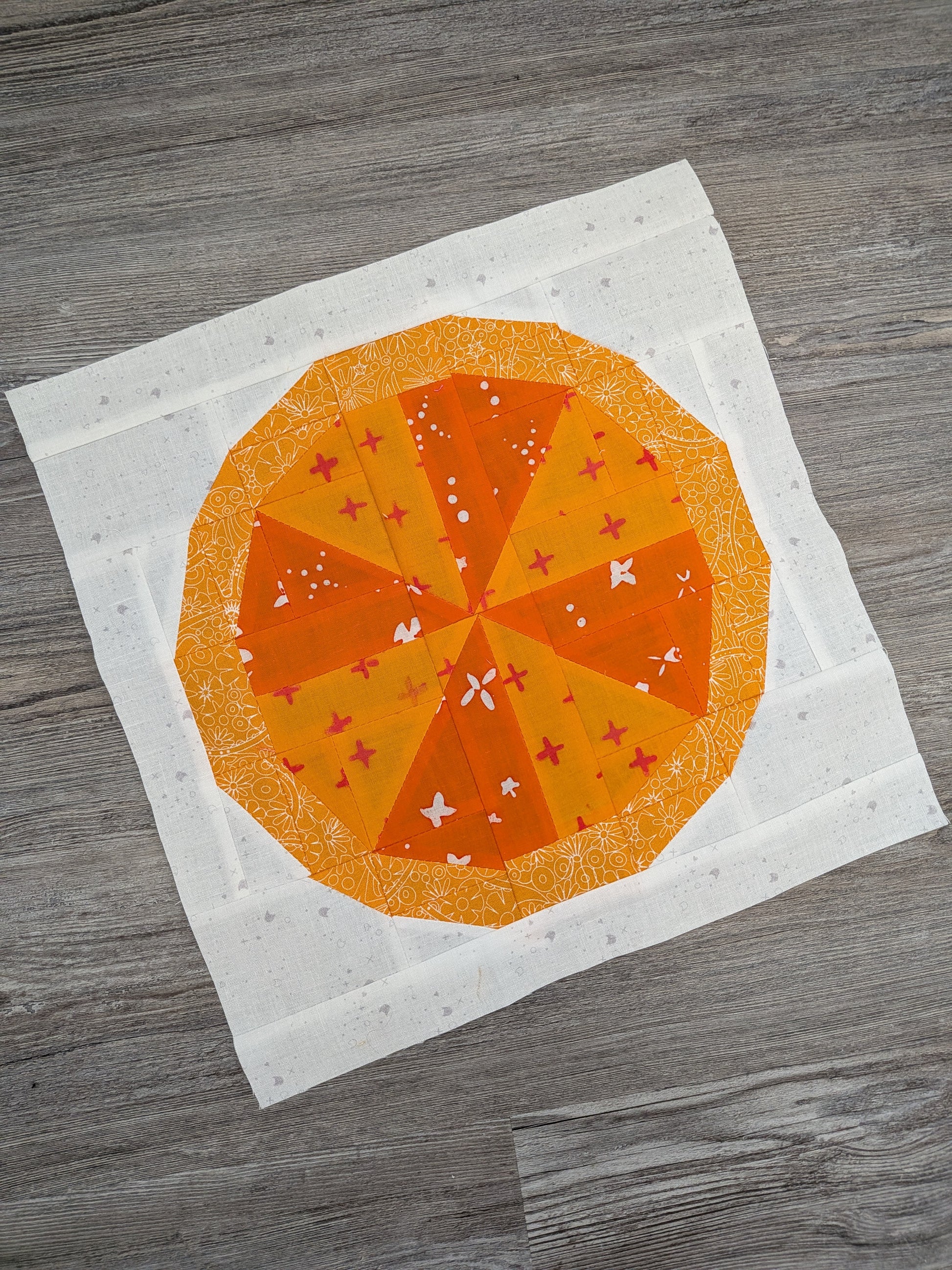 Citrus Block PDF Quilt Pattern - Automatic Download