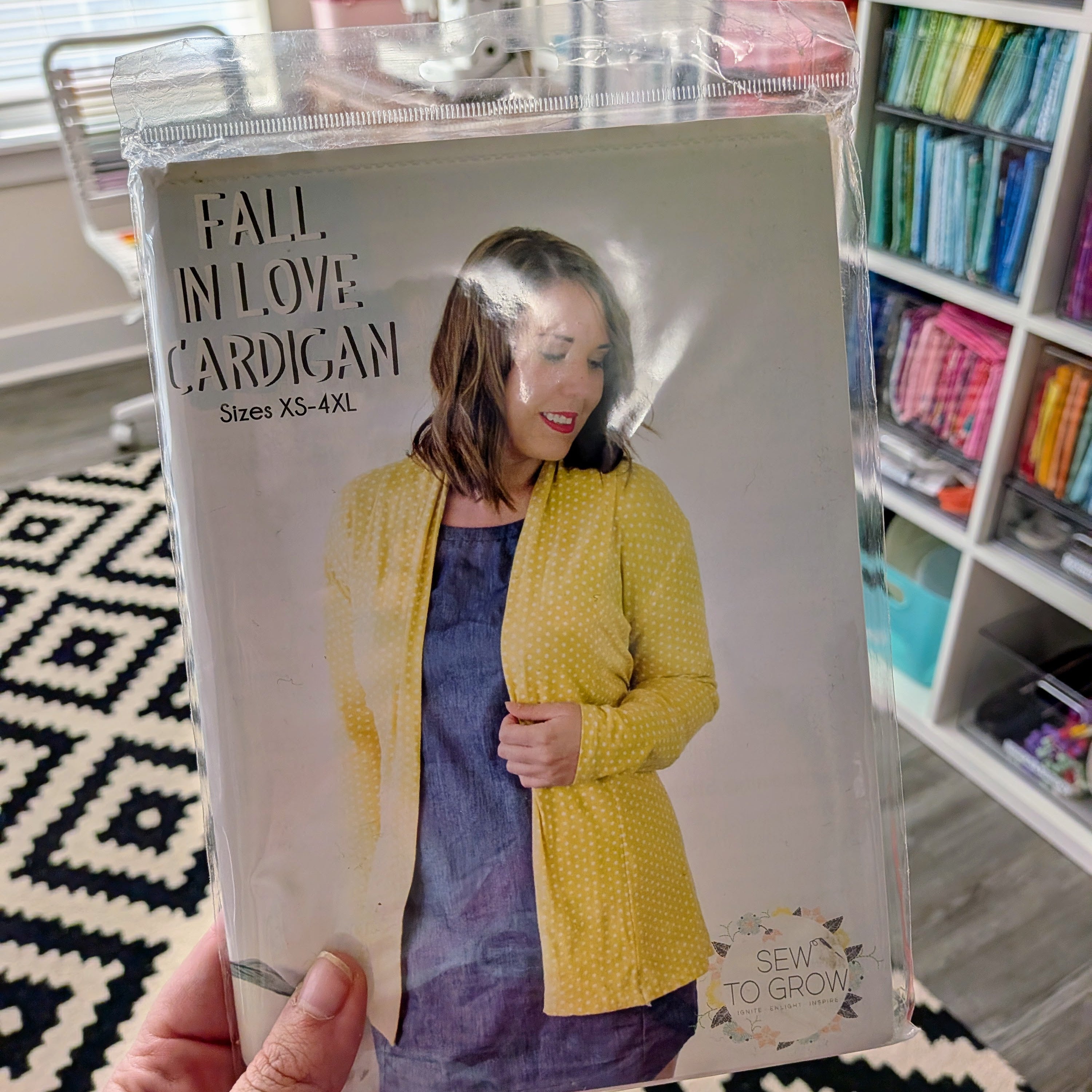 Fall in Love Cardigan Pattern by Sew To Grow