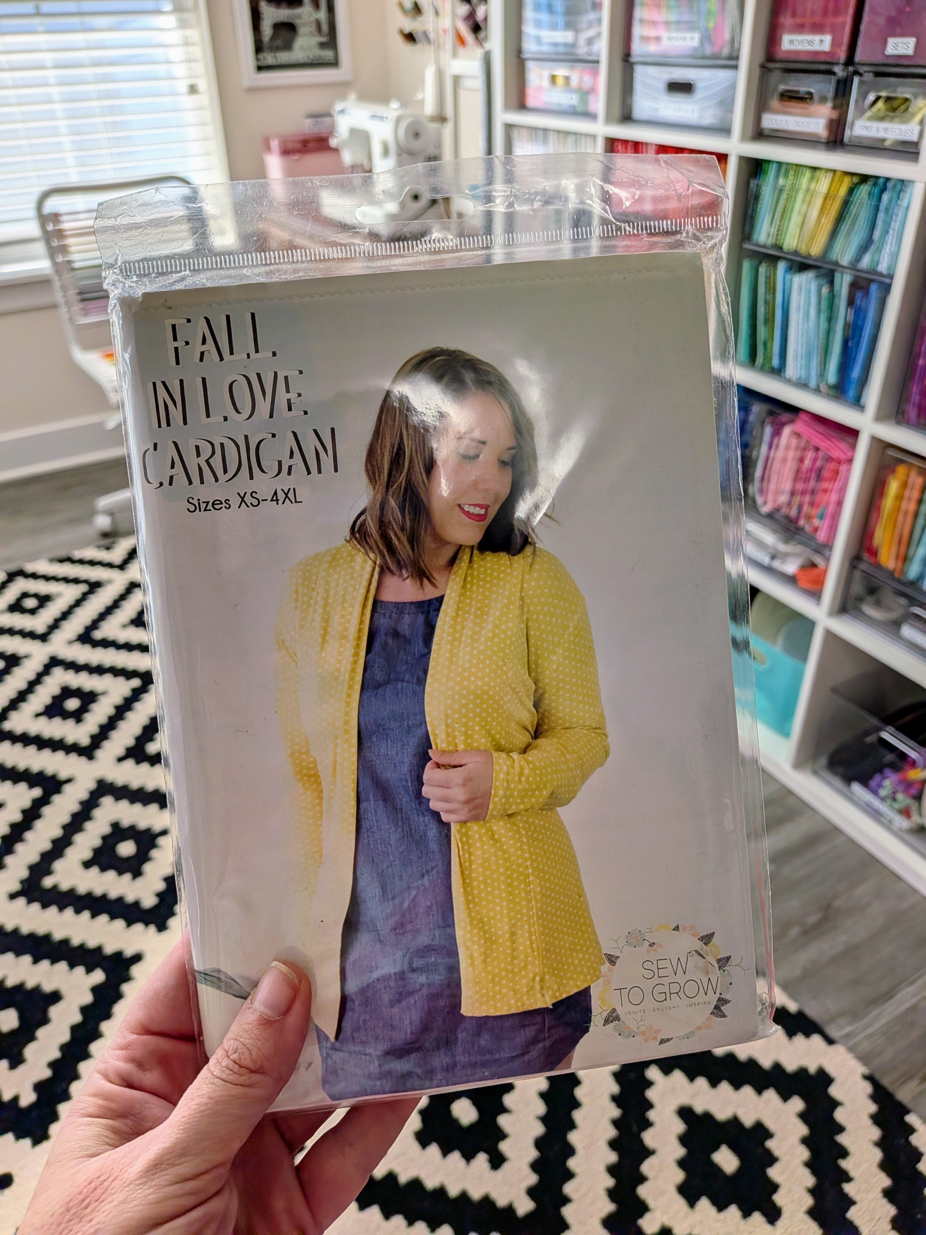 Fall in Love Cardigan Pattern by Sew To Grow