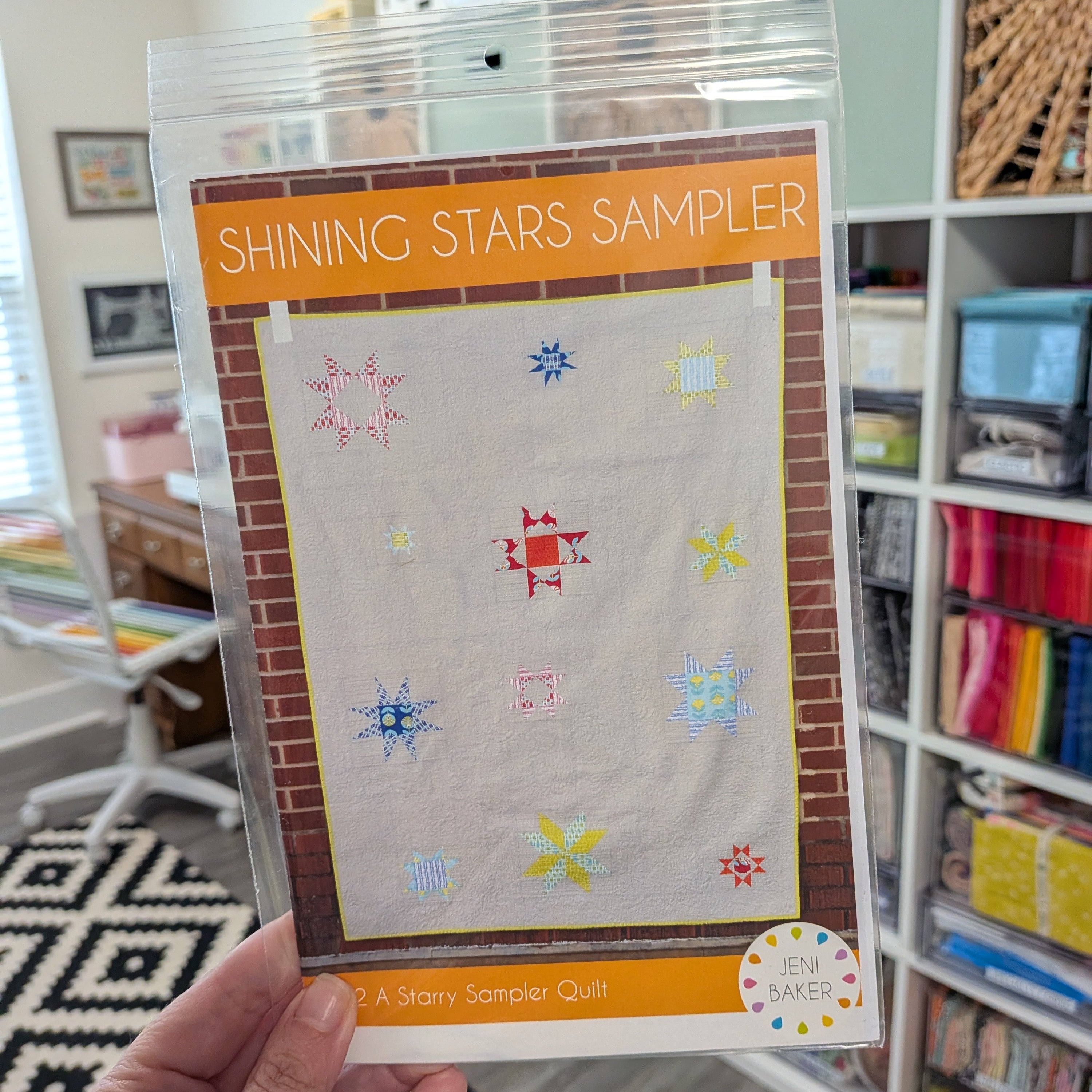 Shining Stars Sampler Quilt Pattern by Jeni Baker