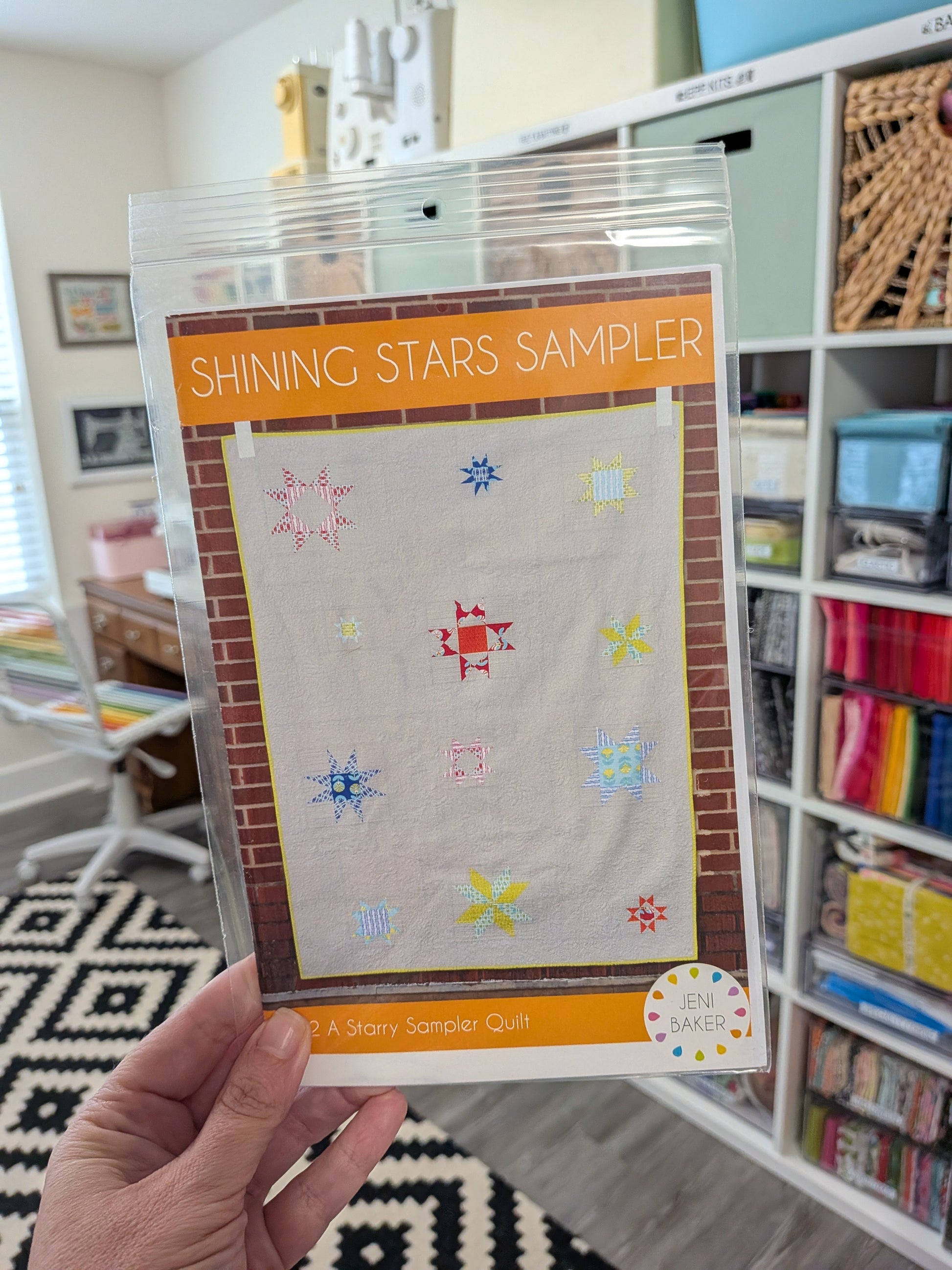 Shining Stars Sampler Quilt Pattern by Jeni Baker