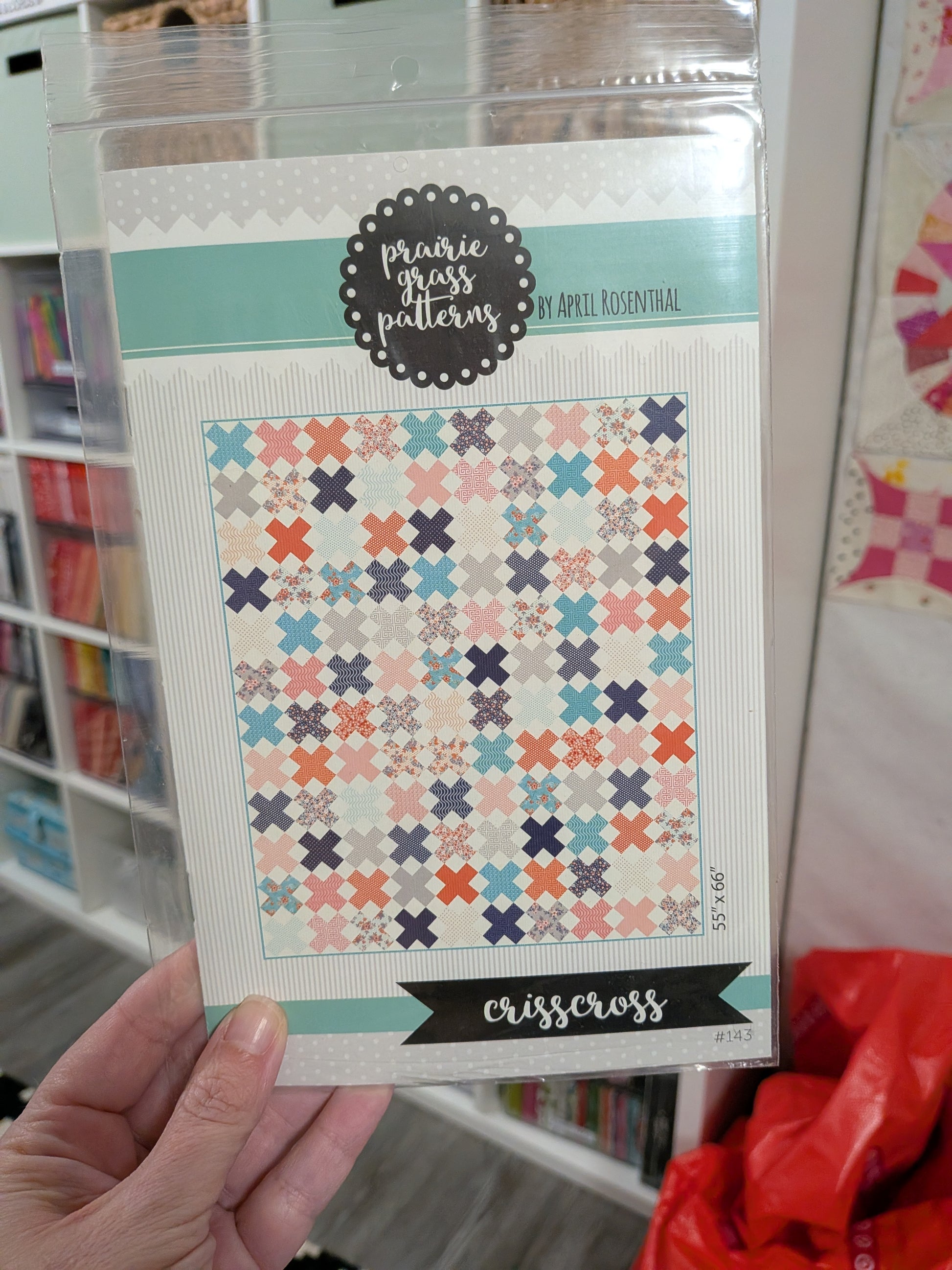 Criss Cross Quilt Pattern by Prairie Grass Patterns