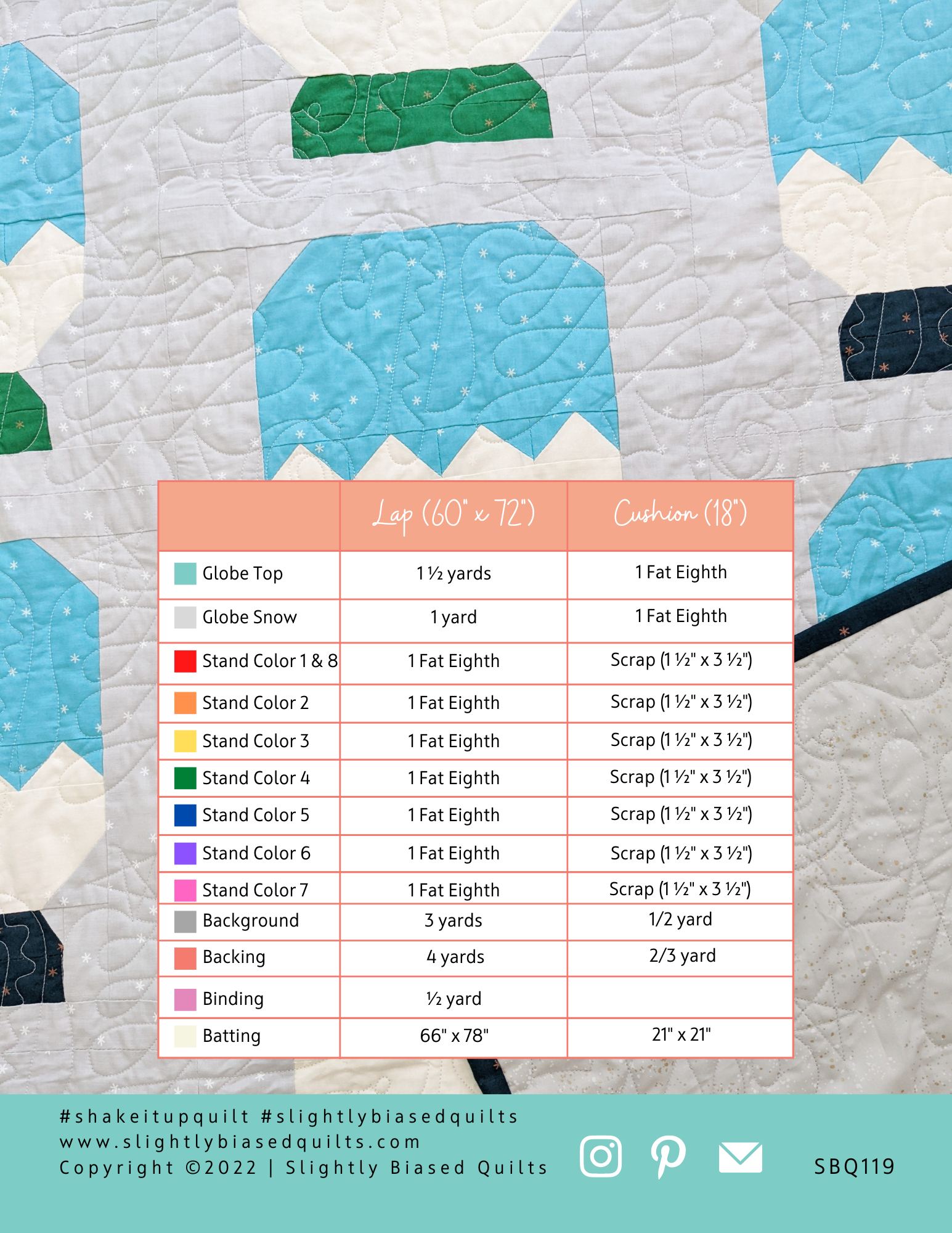 Shake It Up PDF Quilt Pattern - Automatic Download