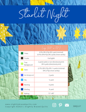 Load image into Gallery viewer, Starlit Night PAPER Quilt Pattern
