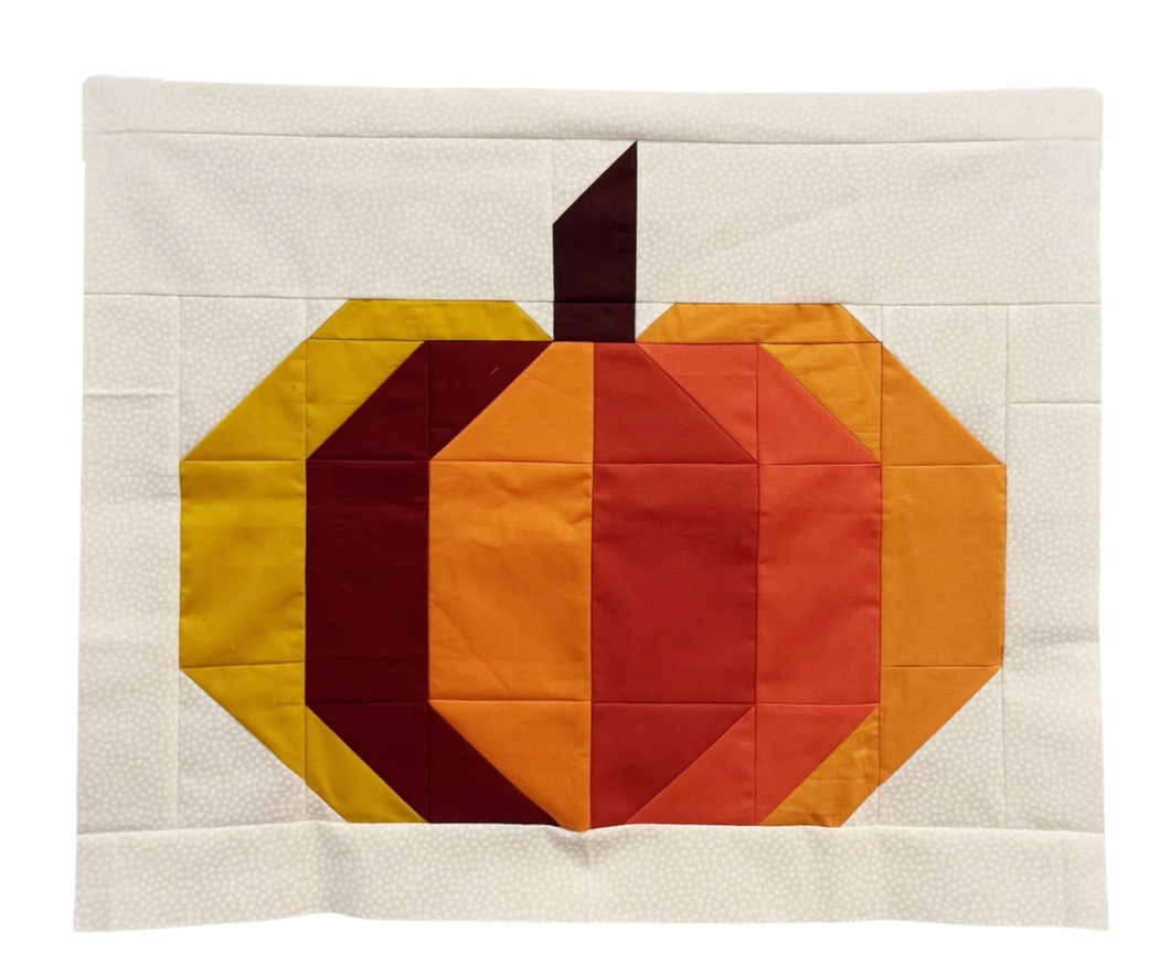 Pumpkin Block PDF Quilt Pattern - Automatic Download