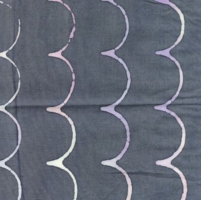 Stitched Scallop in Pewter by Alison Glass, 1/2 yard