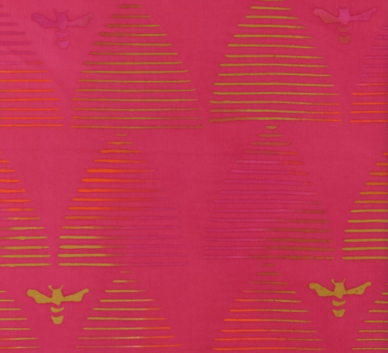 Stitched Hive in Cosmos by Alison Glass, 1/2 yard