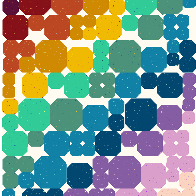 Pom Pom Quilt Kit, Motley by Giucy Guice