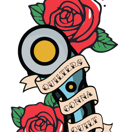 Temporary Tattoo Sheet - Quilters Gonna Quilt