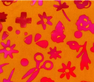 Stitched Marigold by Alison Glass, 1/2 yard