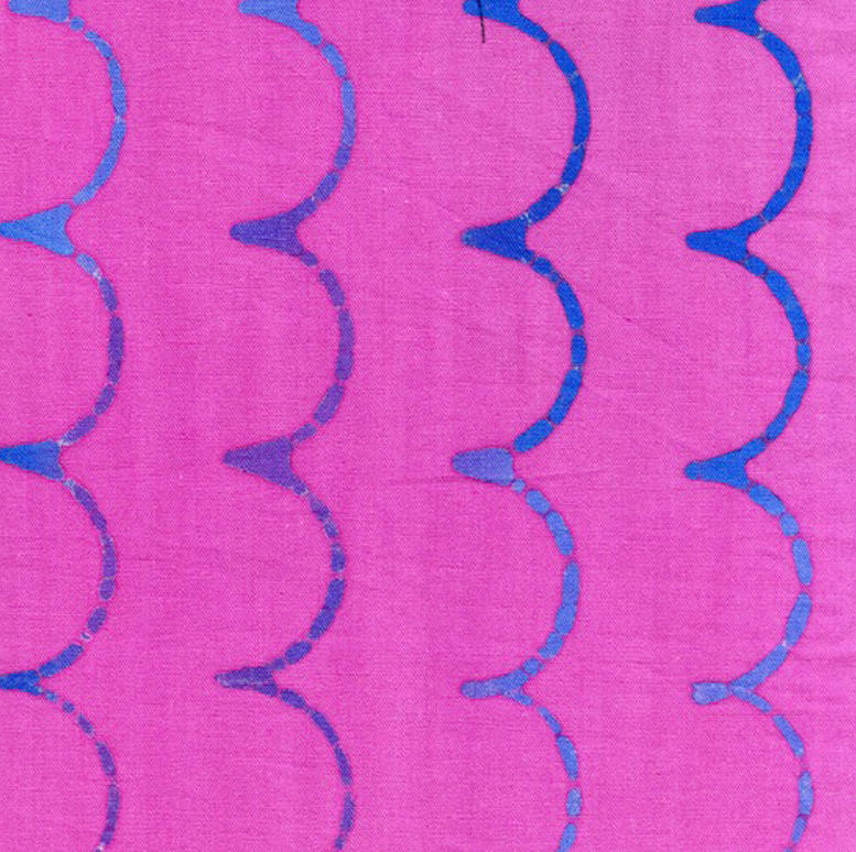 Stitched Scallop in Urchin by Alison Glass, 1/2 yard