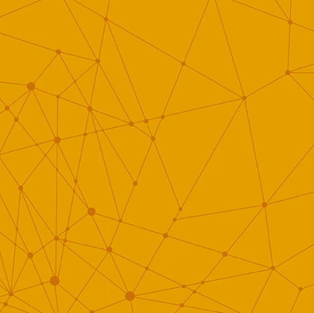 Redux - String Theory in Tangerine by Giucy Giuce, 1/2 yard