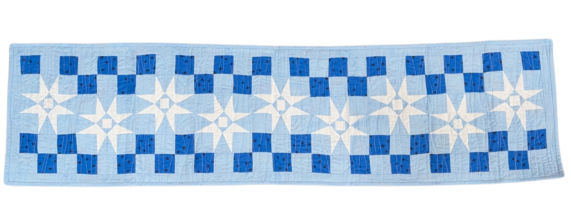 Snowdrift Sparkle PAPER Table Runner Pattern