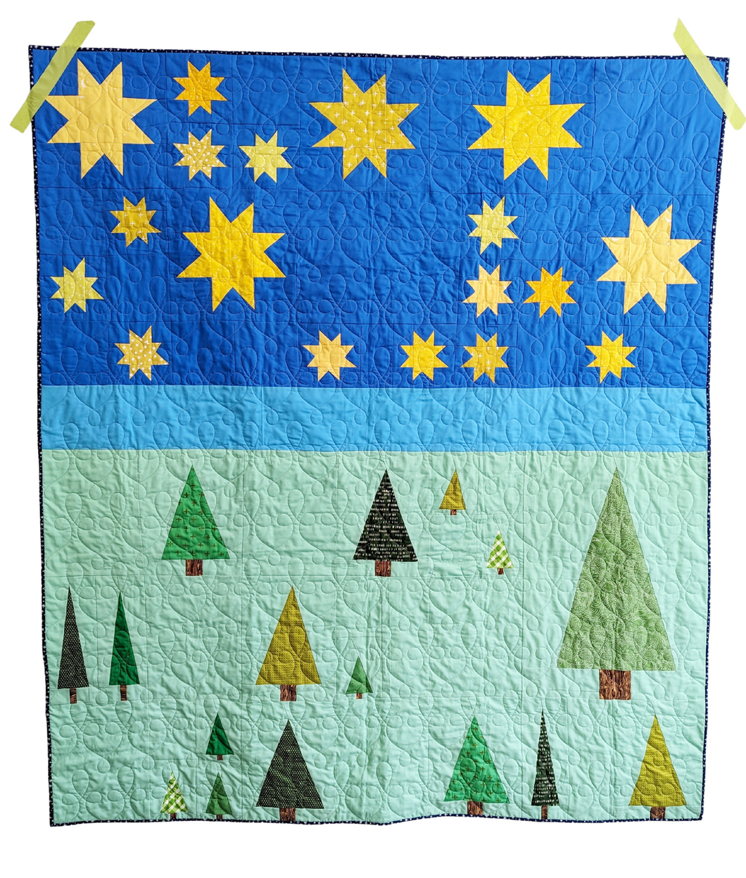 Starlit Night PAPER Quilt Pattern