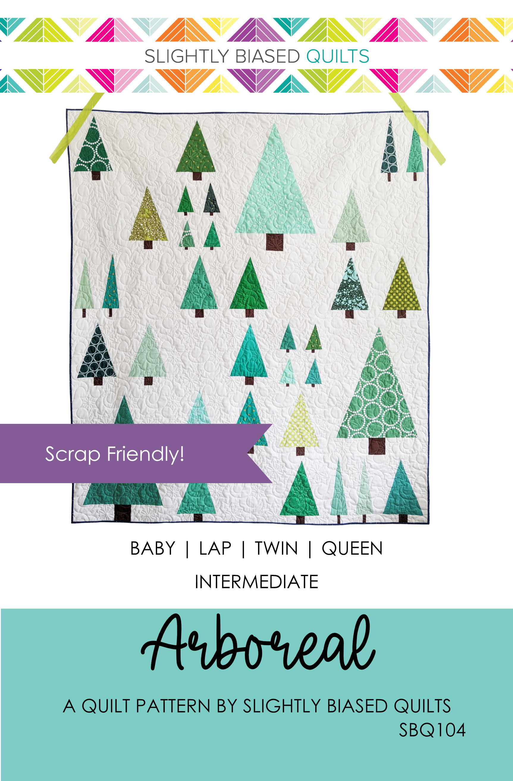 Arboreal PAPER Quilt Pattern (ONE SIZE)