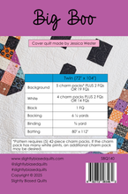 Load image into Gallery viewer, Big Boo PAPER Quilt Pattern
