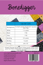 Load image into Gallery viewer, Bonedigger PDF Quilt Pattern - Automatic Download
