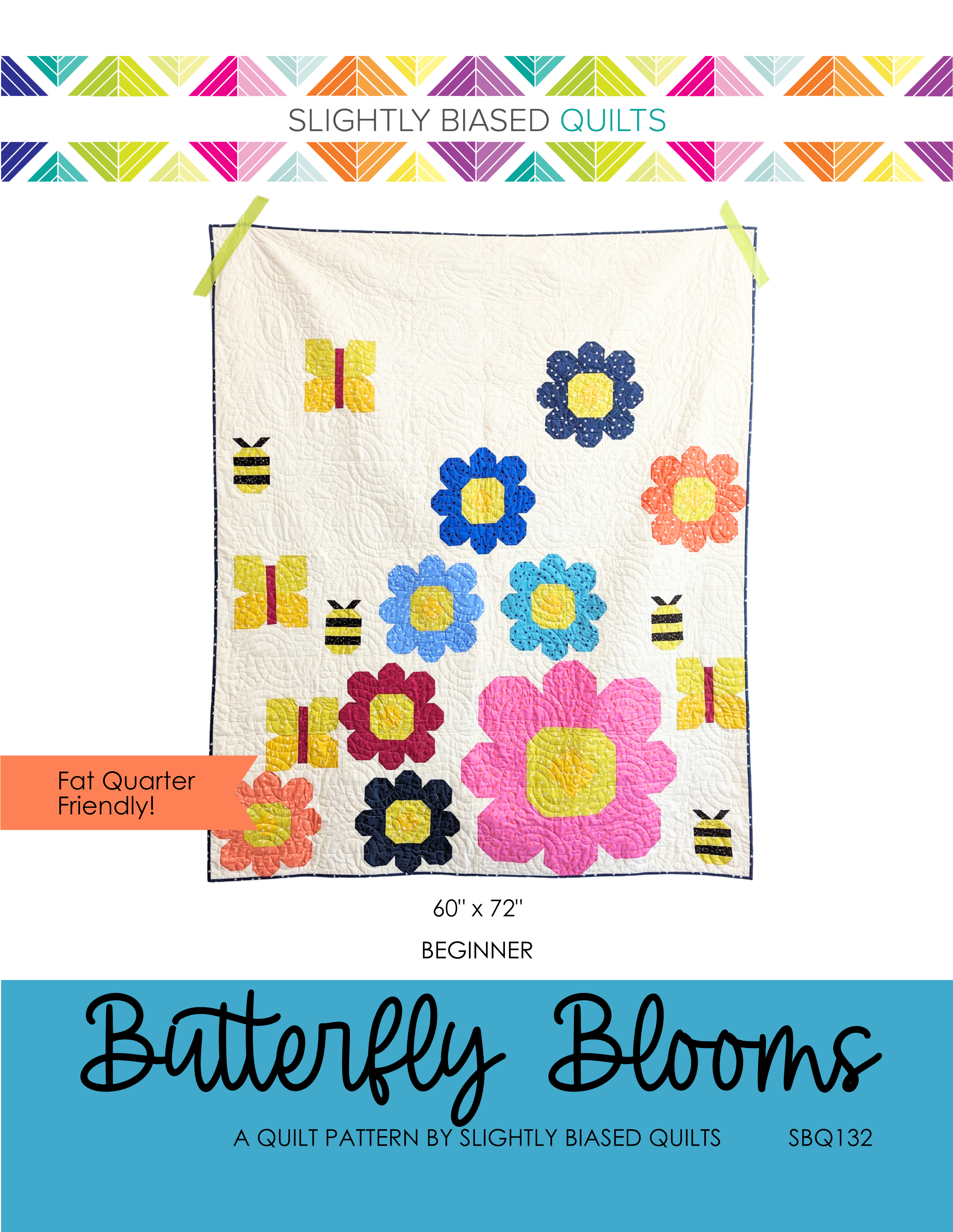 Butterfly Blooms PAPER Quilt Pattern