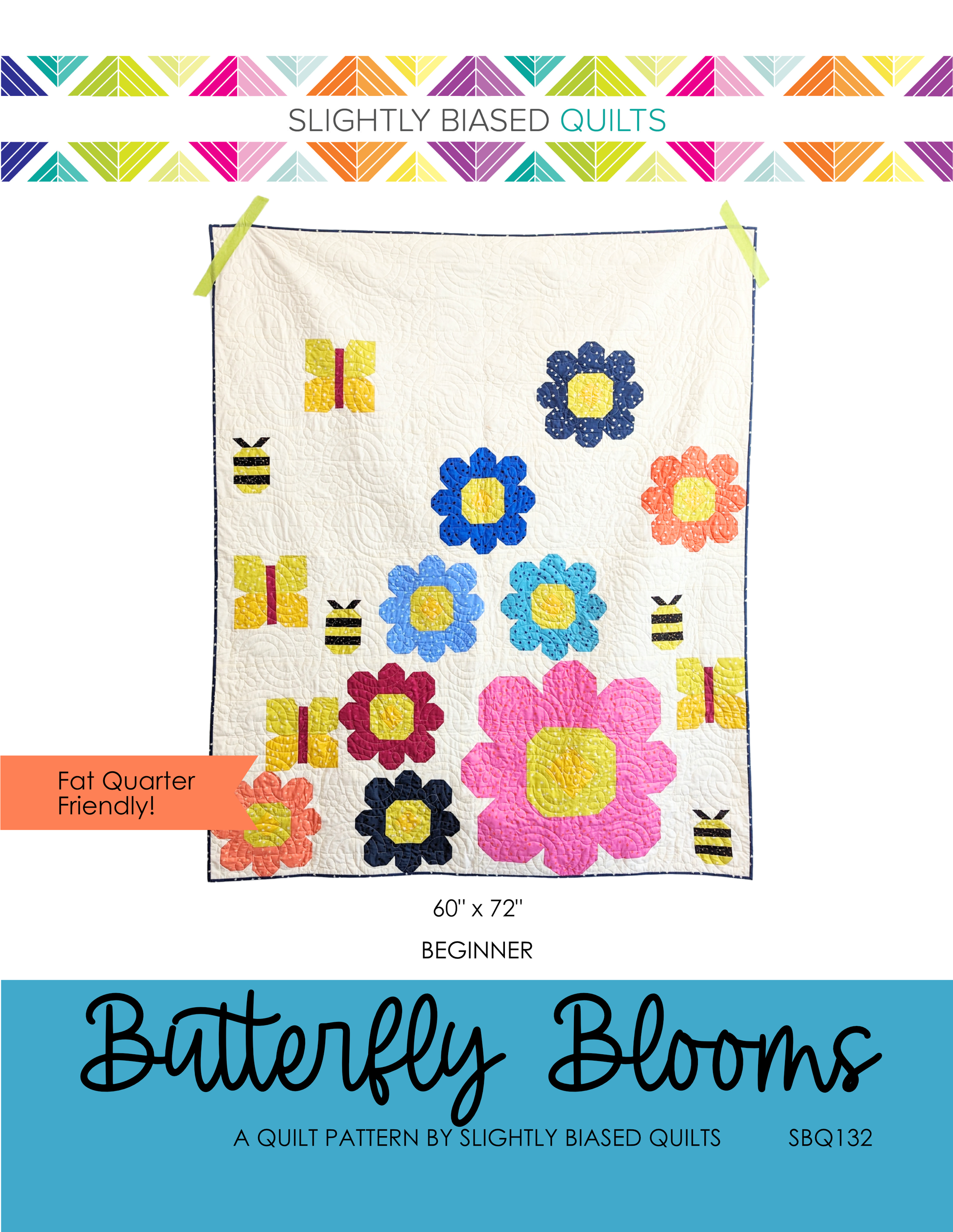 Butterfly Blooms PDF Quilt Pattern - Automatic Download