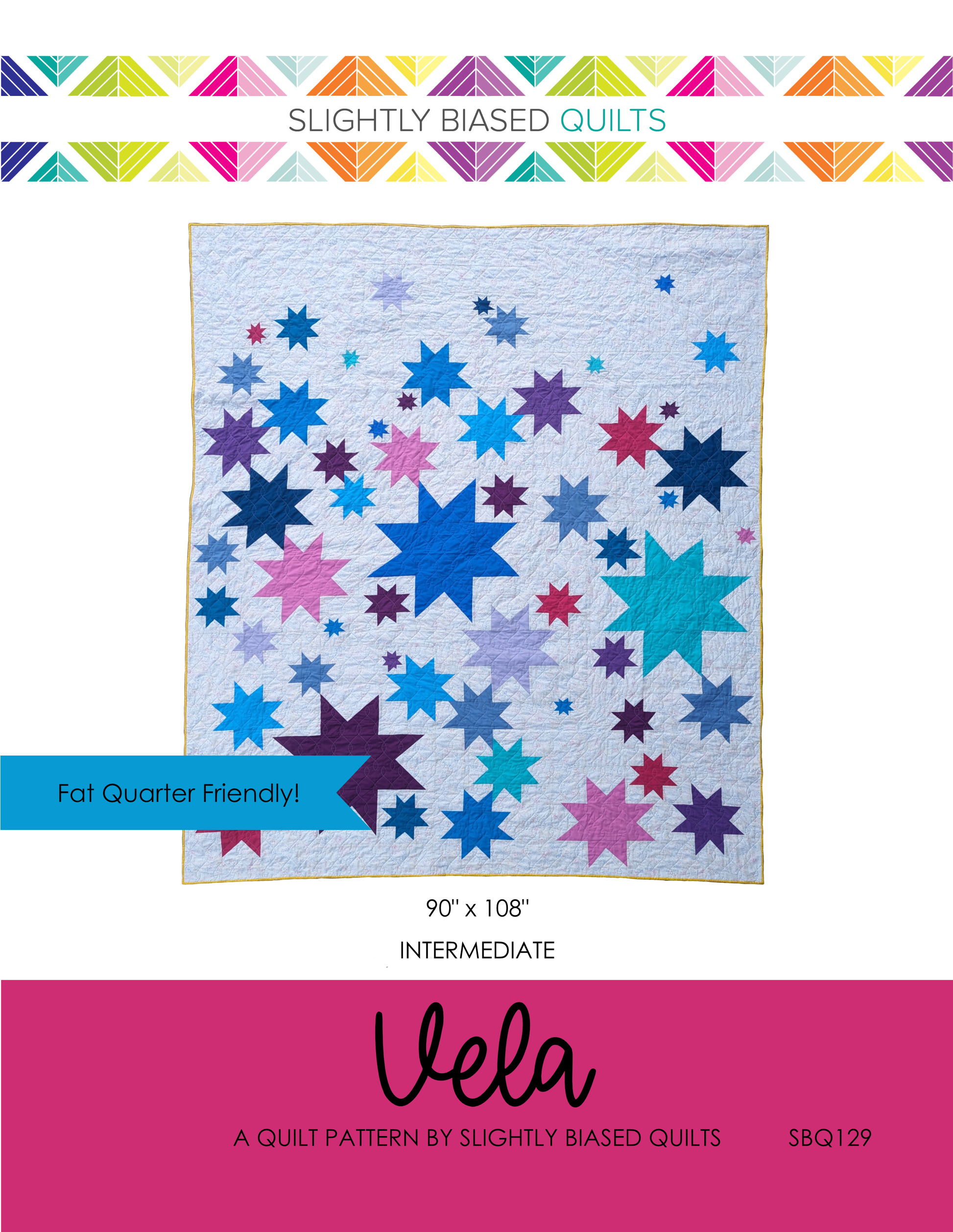 Vela Queen PAPER Quilt Pattern